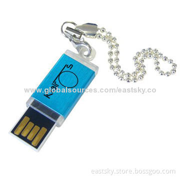 Customized Colorful Mini USB Flash Drive with Up to 32GB Memory Capacity